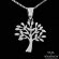 Small Tree of Life Necklace in Sterling Silver