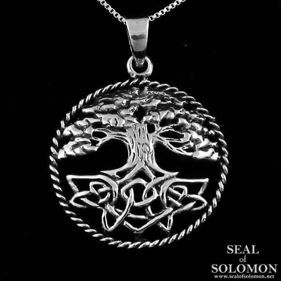 Sterling Silver Irish Celtic Tree of Life Necklace