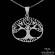 Tree of Life Heart Necklace in Sterling Silver