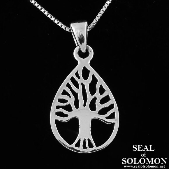Tree of Life Symbol - Life Tree Necklace in Sterling Silver 925