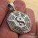 925 Silver Yin Yang Eight Trigrams Ba Gua Pendant 1