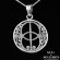 Design of Chalice Well at Glastonbury Symbol Necklace in Sterling Silver 1