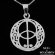 Design of Chalice Well at Glastonbury Symbol Necklace in Sterling Silver 1