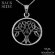 Sterling Silver Triquetra Celtic Tree of Life Necklace