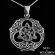 The Holy Trinity of God Celtic Irish Knot Necklace in Sterling Silver 925