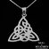 The Holy Trinity Symbol Sterling Silver Triquetra Necklace