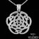 Triquetra Symbol - Trinity Knot Necklace in Sterling Silver 925