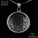 Flower of Life Sacred Geometry Necklace in Silver 925