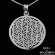 Flower of Life Sacred Geometry Pendant in Sterling Silver 925