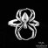 925 Sterling Silver Spider Ring 1
