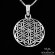 Sterling Silver Sacred Geometry Symbol Small Flower of Life Necklace