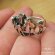 Horse Family Ring in Sterling Silver 925 1