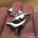 Sterling Silver Fashion Shark Necklace 1