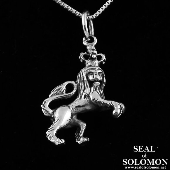 Sterling Silver Handcrafted Lion Pendant 1