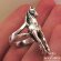 Unique 3D Standing Horse Ring Made Up of Sterling Silver 1