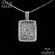 Sterling Silver Chai Pendant Symbol of Life Judaica Necklace