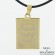 3 x Shema Israel Kabbalah Stainless Golden Tone Pendant Necklace Judaica Gift
