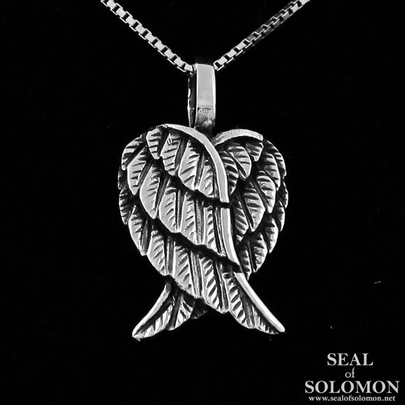 Angel Wings Necklace in 925 Sterling Silver 2