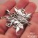 Sitting Fairy Pendant Made Out of Highest Standard Sterling Silver 1