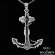 Beautiful Hand Carved Solid Sterling Silver Anchor Pendant 1