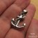 Sterling Silver Anchor On Sailor Rope Necklace 1