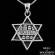 925 Silver Star of David Necklace From the Holy Land Jerusalem
