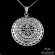 Sterling Silver Heptagram Septagram Faery Star Necklace Astrological Symbols