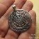 925 Silver Shri Yantra Sacred Symbol Pendant