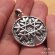 Tree of Life with Star of David Necklace in 925 Silver