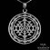 Sacred Geometry Sri Yantra Symbol Necklace in 925 Silver