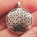 Flower of Life Kabbalah Symbol Pendant in Silver 925