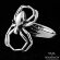 925 Sterling Silver Spider Ring 1