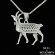 Beautiful Goat Shape Pendant Made Out of 925 Sterling Silver 1