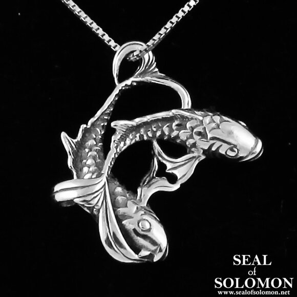 Pisces Zodiac Pendant Made Out of 925 Sterling Silver 1