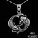 Unique Pisces Zodiac Necklace Made Out of Sterling Silver 1